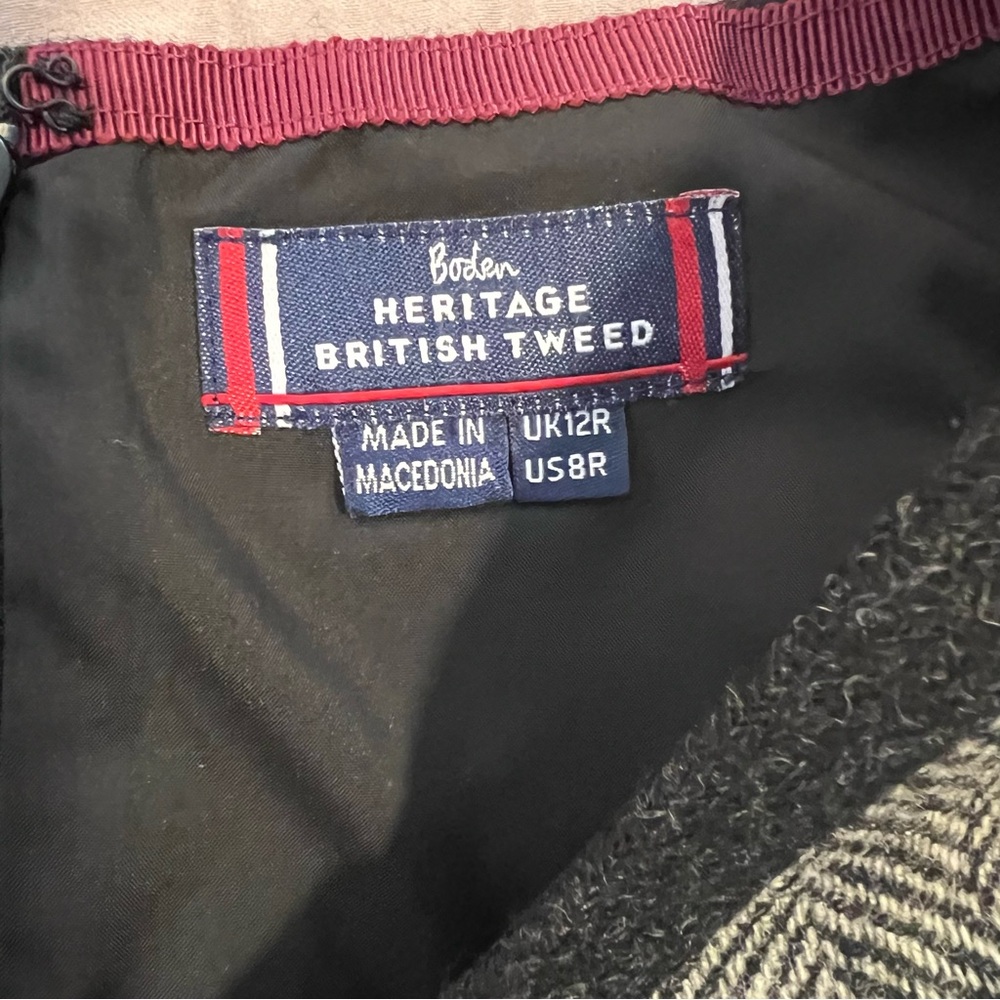 Boden Heritage British Tweed Wool Midi Dress - Picture 2 of 6